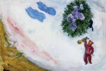 The Carnival scene II of the Ballet Aleko contemporary Marc Chagall Oil Paintings